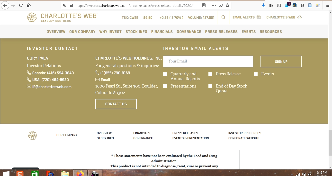 Charlottes Web screenshot