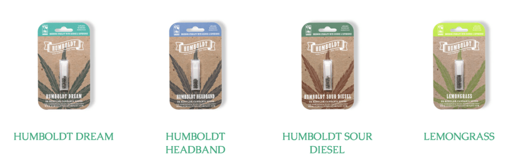Humboldt Dream | Humboldt Headband | Humboldt Sour Diesel | Lemongrass | Regular Photoperiod Cannabis Seeds from Humboldt Seed Company