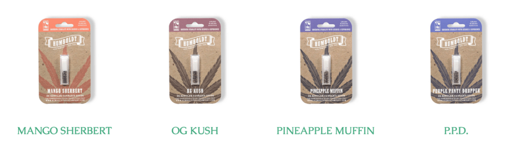 Mango Sherbert | OG Kush | Pineapple Muffin | PPD | Regular Photoperiod Cannabis Seeds from Humboldt Seed Company