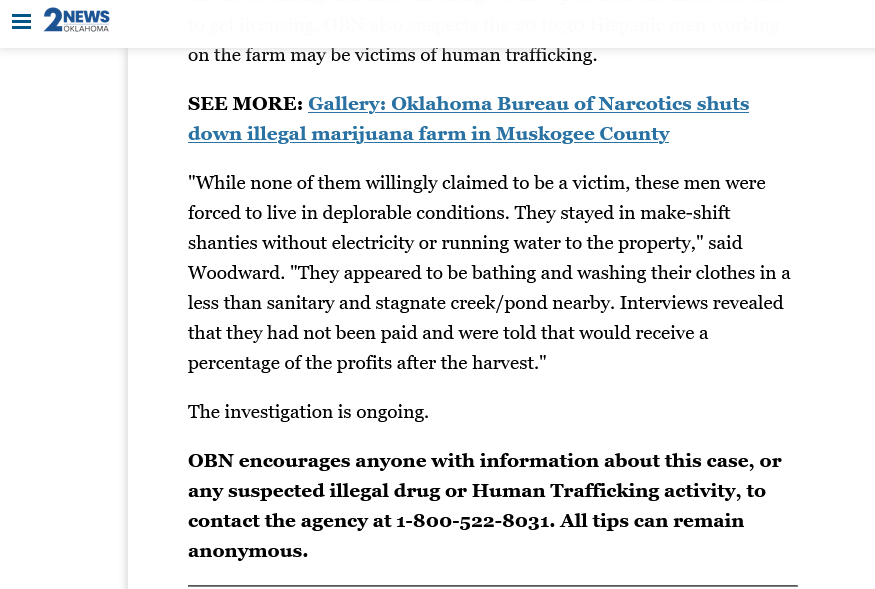 Human Trafficking Activity Hotline 2 News Oklahoma 2021
