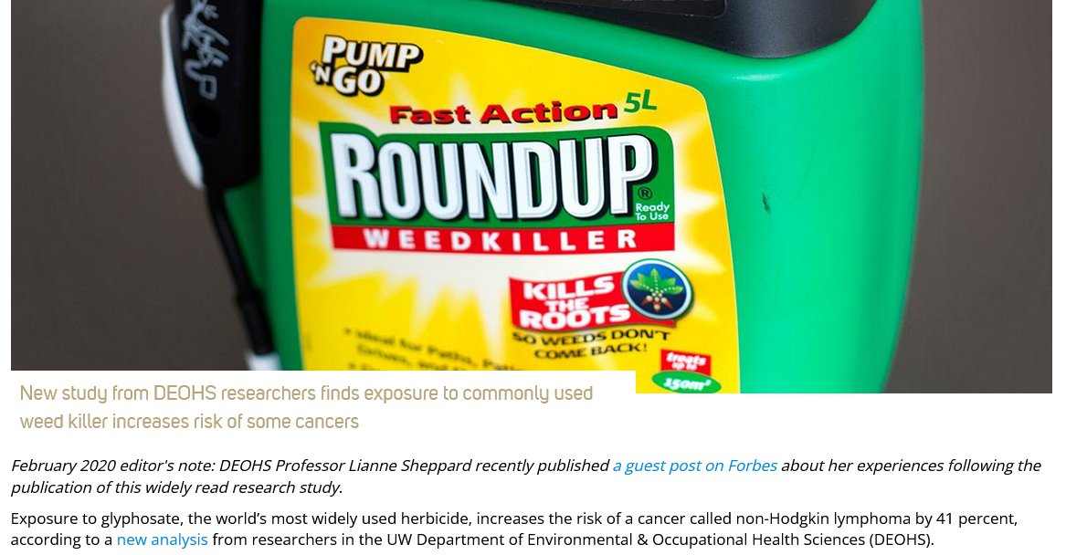 RoundUp Causes Cancer