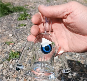 Custom Glass Bubbler | Robo Prototype V.1 by Fire Mountain Glass Colorado